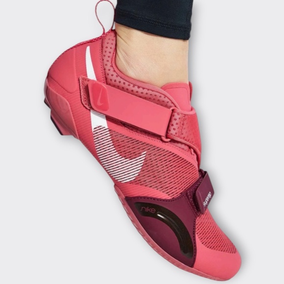 NIKE SuperRep Cycling Shoes Archaeo Pink Indoor Peloton Bike CJ0775-669 Women 8 - Picture 1 of 11